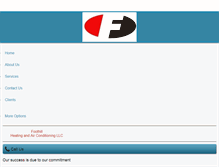 Tablet Screenshot of foothillheatingllc.com